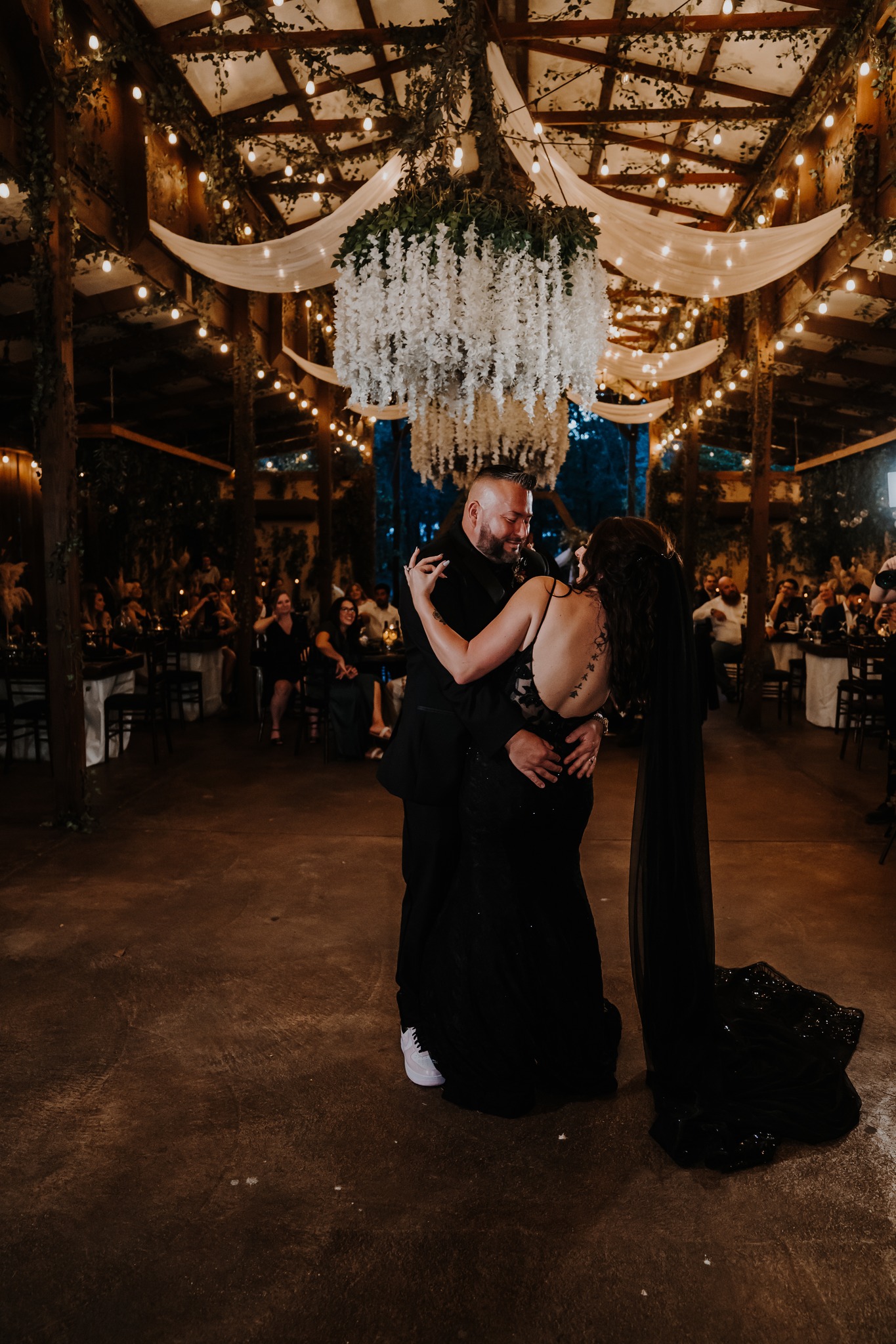 Vance and Ella Hall — on their wedding day 